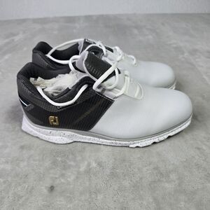 Footjoy pro sl Intell Shield golf shoes white 7.5 Wide 53863